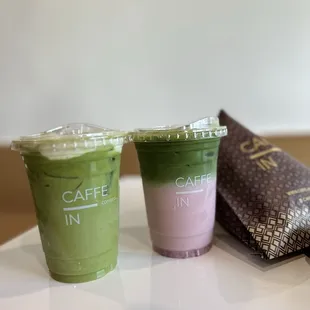 Banana Cream Matcha Latte