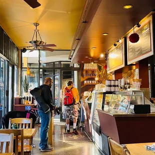 customers in a coffee shop