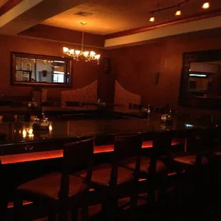 Shot of the beautiful bar