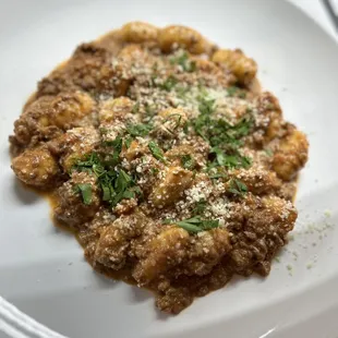 a plate of pasta