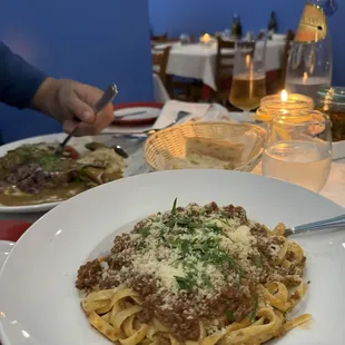 Wild Boar Fettuccine Bolognese