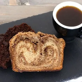 Chocolate Vegan and Maple Pecan Breads