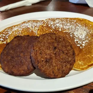 Pancakes and sausage