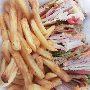 Focaccia Club Sandwich