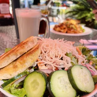 Back of Asian Chicken Salad