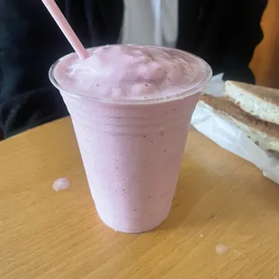 Strawberry Smoothie.