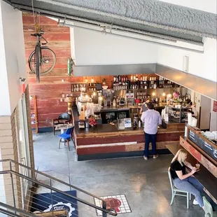 View from the second floor