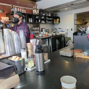 Cafe Luce working hard