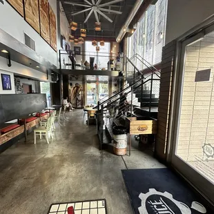 View from the bar towards the back and 2nd floor/stairs 11/2023