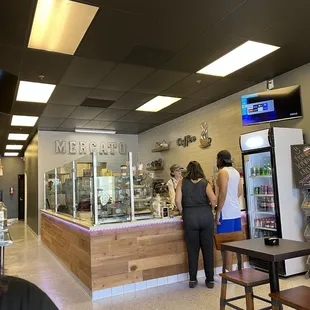 people in a coffee shop