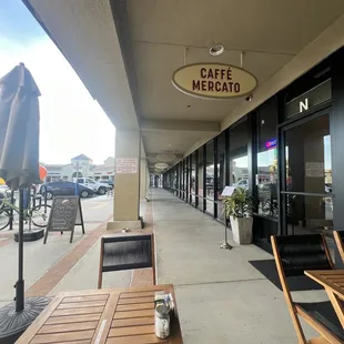Cute outdoor seating