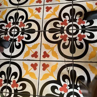 Love the tile floor!!
