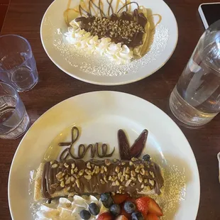 Nutella Love Crepe and Holy Crepe