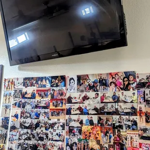 One of two fan walls