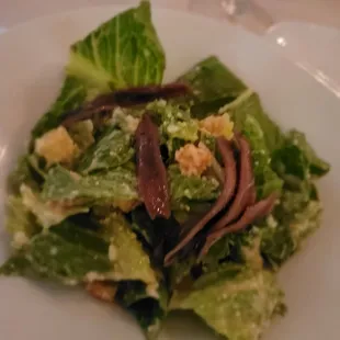 Ceasar salad with anchovies