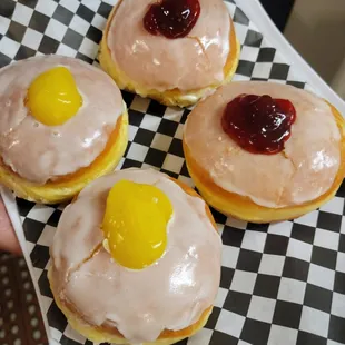 donuts, dough desserts, food