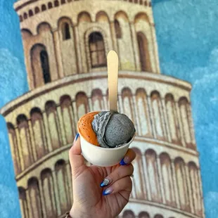 Thai Tea &amp; Black Sesame