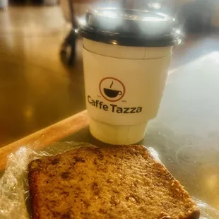Yum!  Love the banana  bread with my cup of coffee