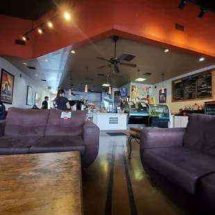 interior, sushi and sashimi