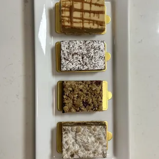 Our cold desserts are a great pairing with your morning coffee. Dessert first thing in the morning? Once in a while... why not?