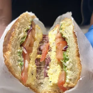 Breakfast sandwich to go!