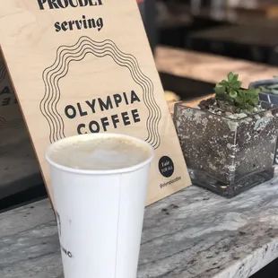 Serving Olympia Coffee