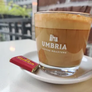 a cup of coffee on a saucer