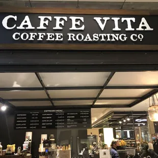 the front of a coffee roasting company