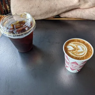 Cold brew (12oz) and pacnor (6 oz)