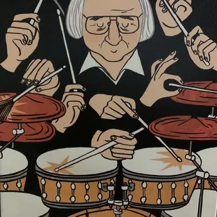 Artwork at Cafe Vivace