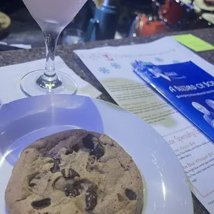 Salted chocolate chip and Billy Strayhorn martini