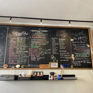 Menu board
