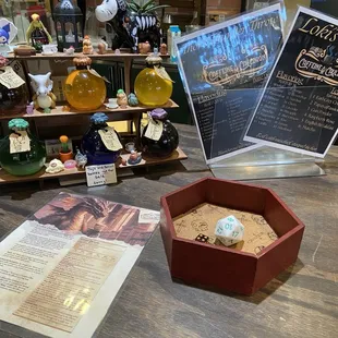 roll a dice to choose a drink