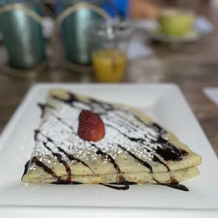 Strawberry Banana Crepe