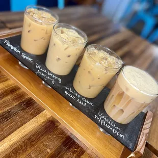 Coffee flight, MUST TRY !! @forkinainteasy