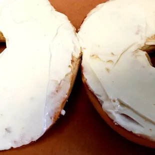 Bagel with cream cheese