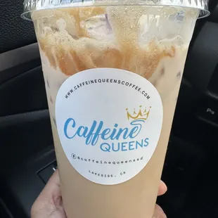 Caramel Almond Royale ( iced shaken espresso)