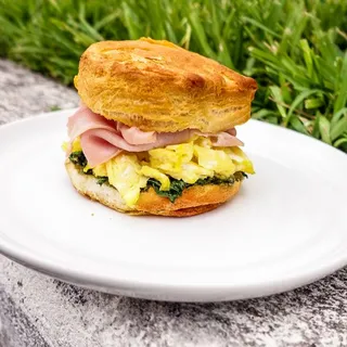 Avocado Aioli Ham Biscuit