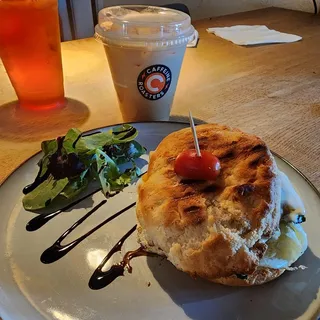 Egg White and Kale Biscuit