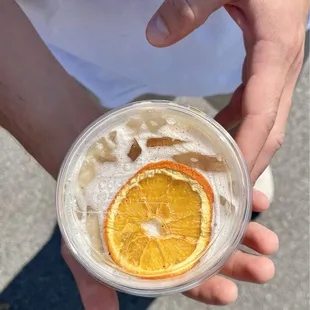 Orange and Fig Espresso Tonic