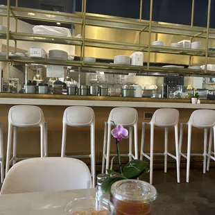 a view of the kitchen