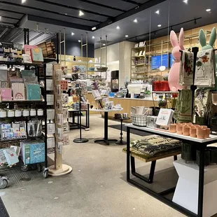 Little shop stands with various goodies