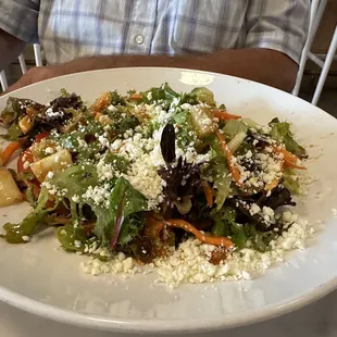 Cojita cheese on the southwestern salad