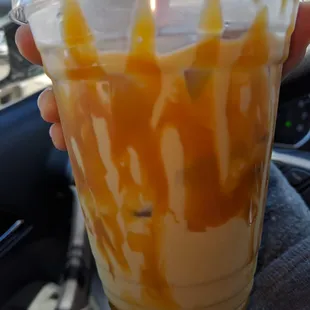 Iced Caramel Latte