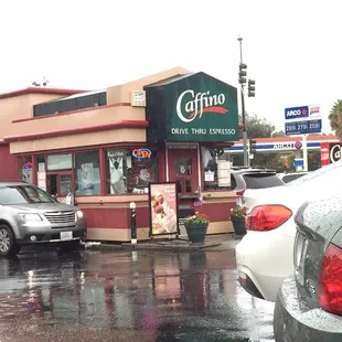 At the Caffino on Homestead