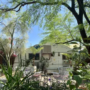 Patio area with some seating throughout