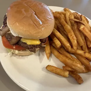 Bacon cheeseburger