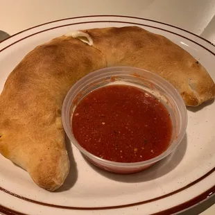 The Deli Stromboli was very good! Ask them to heat the sauce though.