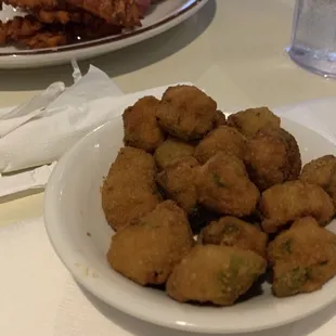 Fried okra.