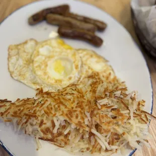 Meat & 2 Egg Breakfast